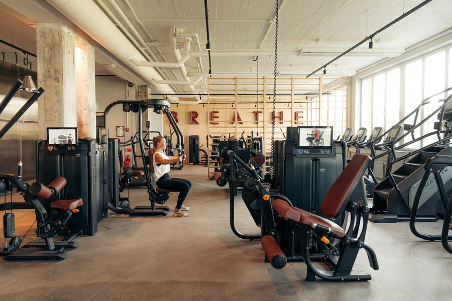 Träningsmiljö på Mornington Healthclub & Care i Bromma